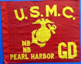 [Marine Corps Dress Guidon]
